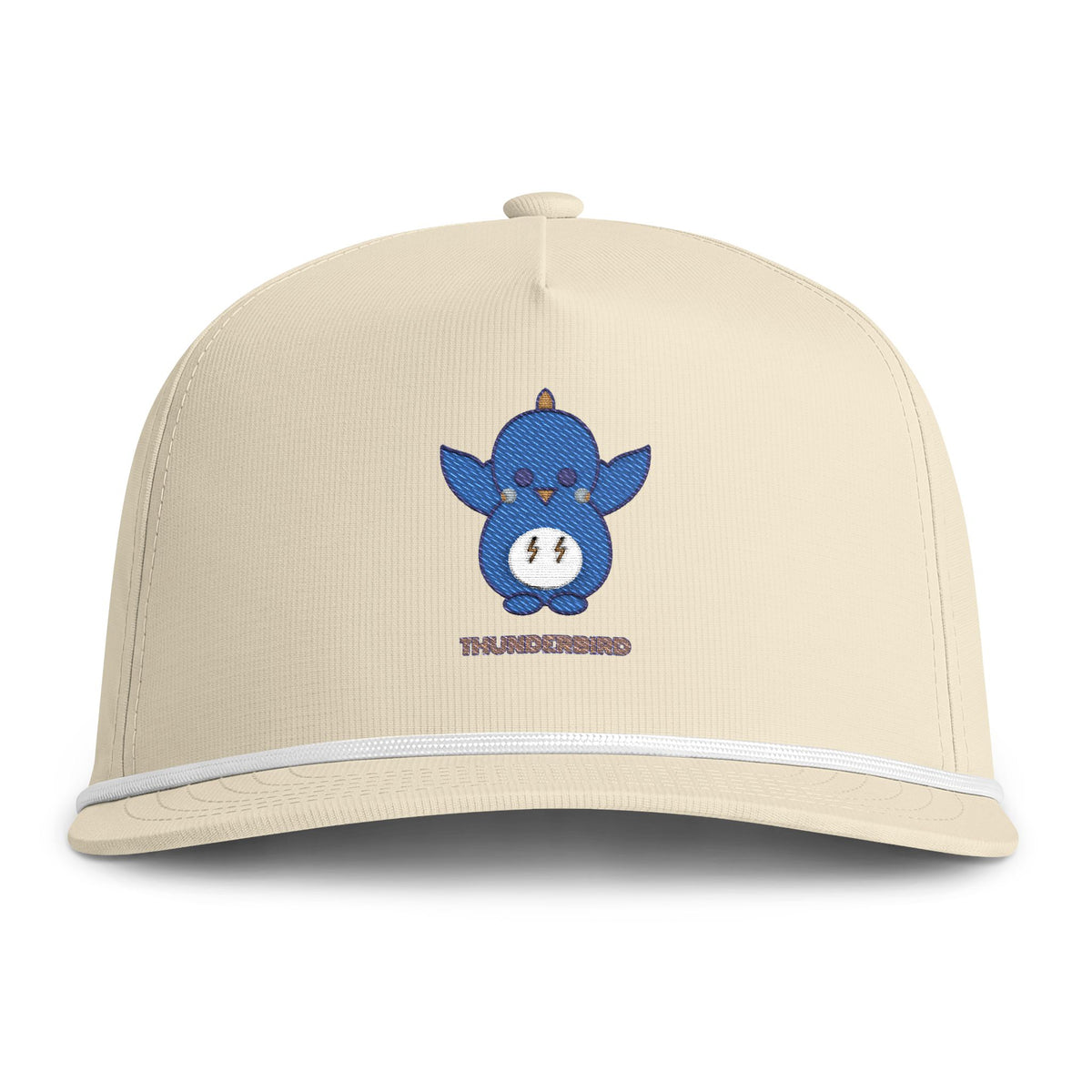 Cute Thunderbird Embroidered Baseball Hat — Sunwashed Rope Cap